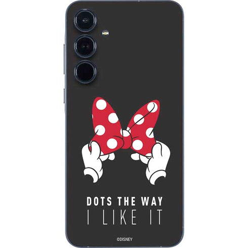 Disney Minnie Mouse Dots The Way Galaxy A35 5G Skin